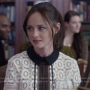 Self-Portrait Felicia Lace Mini Dress ASO Gilmore Girls